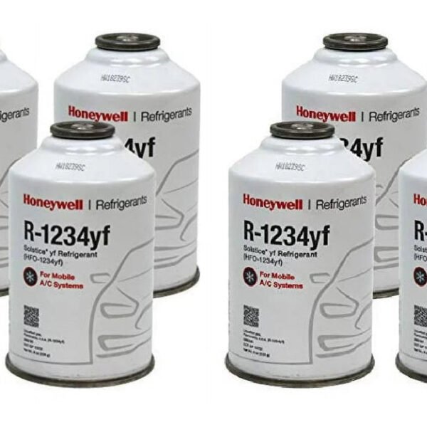 Honeywell R-1234yf Refrigerant – 8 Cans (8oz Each), Genuine – Made in USA
